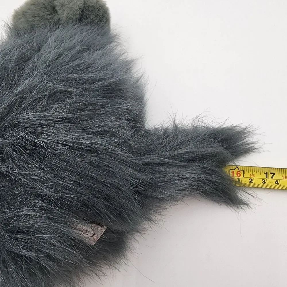 Vintage SHEEP DOG‎ Ganz Heritage Collection GOOGLES White Gray Plush 16
